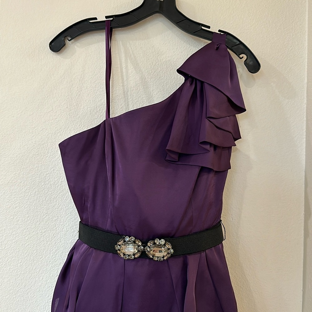 BCBGMAXAZRIA maxi prom bridesmaid dress